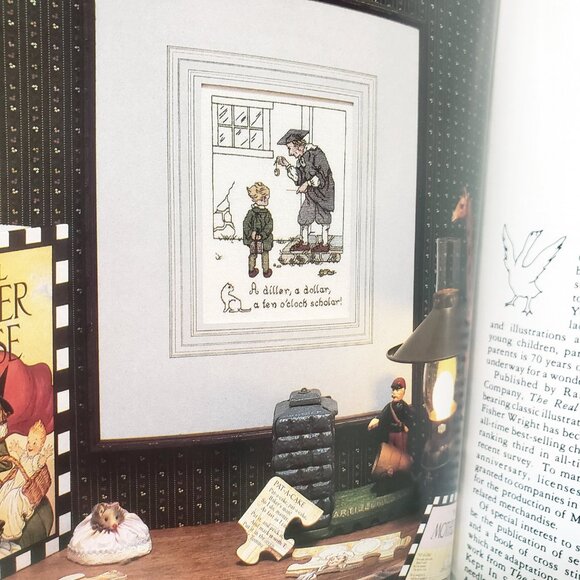 Just Cross Stitch Magazine Sept/Oct 1986 Clown Alphabet Samplers Bridge Cabin - Picture 7 of 8